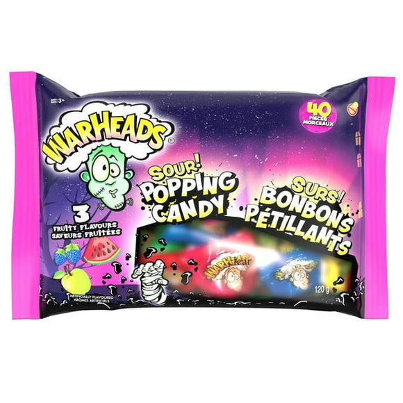 Warheads Sour Popping Candy 40 cts