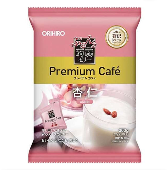 Orihiro, Purunto Konnyaku Jelly, Premium, Annin tofu flavor Konjac Jelly, 20g x 10 pc