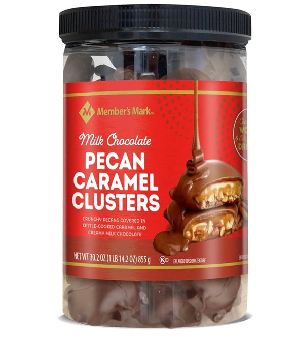 Member’s Mark Milk Chocolate Pecan Caramel Clusters