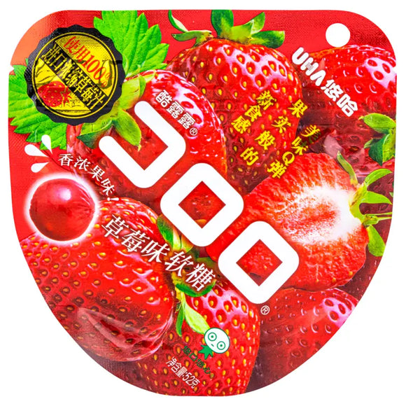 Japanese UHA Kororo Strawberry Gummy Candy, 48g
