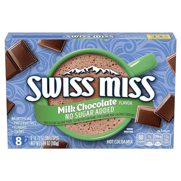 Swiss Miss Hot Cocoa Mix No Sugar Added