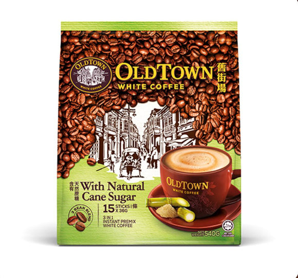 Old Town White Coffee - With Natural Cane Sugar