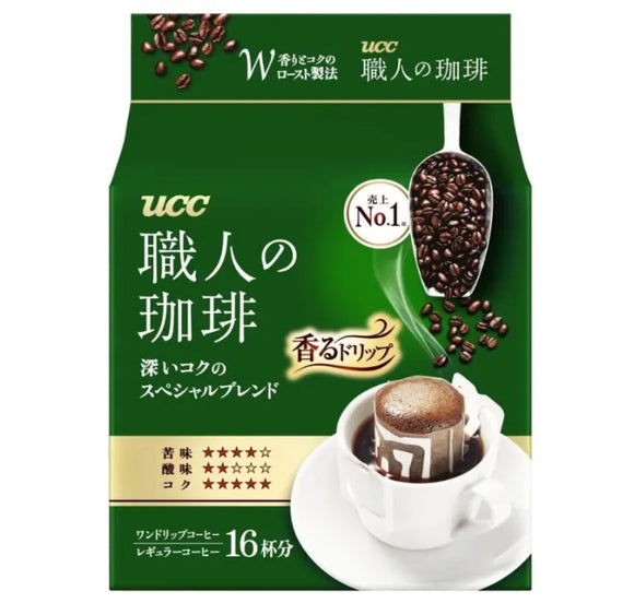 UCC Special blend drip on coffee