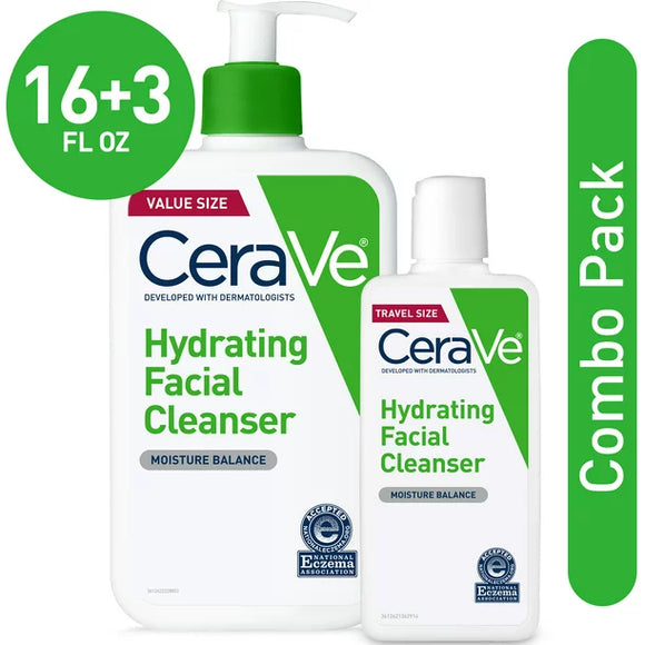 CeraVe Hydrating Facial Cleanser 2pc PACK