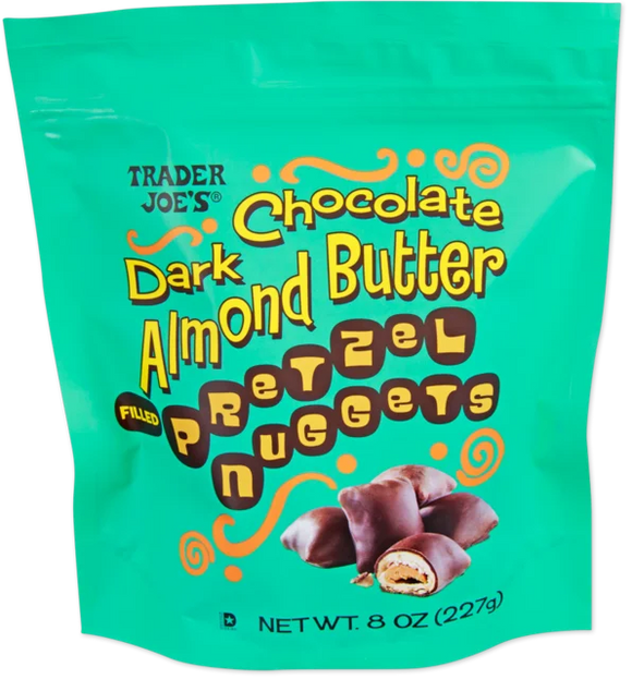 Trader Joe’s Dark Chocolate Almond Butter Pretzel Nuggets
