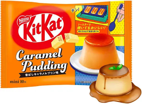 Kitkat Caramel Pudding