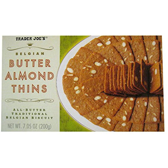 Trader Joe’s Belgian Cookies Butter Almond Thins