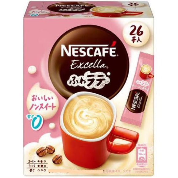 Nescafe Excella Fuwa Cafe Latte Oishii Non Sweet Instant Coffee