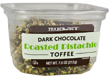 Trader Joe’s Dark Chocolate Roasted Pistachio Toffee