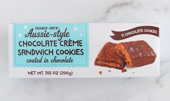 Trader Joe’s Aussie Style Chocolate Creme Sandwich Cookies
