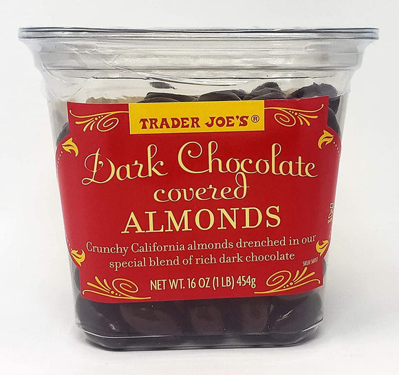Trader Joe’s Dark Chocolate covered almonds