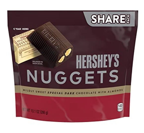 Hershey's Nuggets Mildly Sweet Special Dark Share size