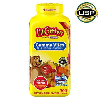 Lil Critters Gummy vites, 300 gummy bears
