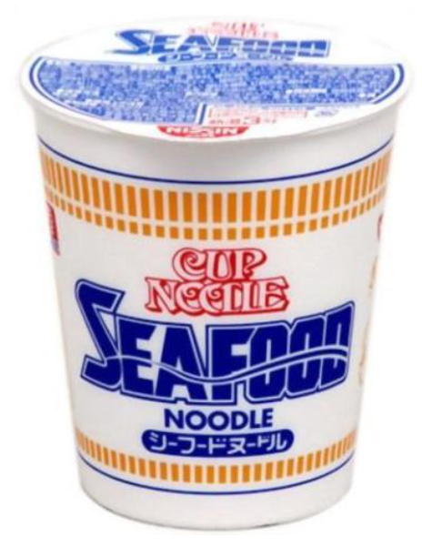 Nissin Instant Cup Noodles Seafood Flavor 75g (nonhalal)