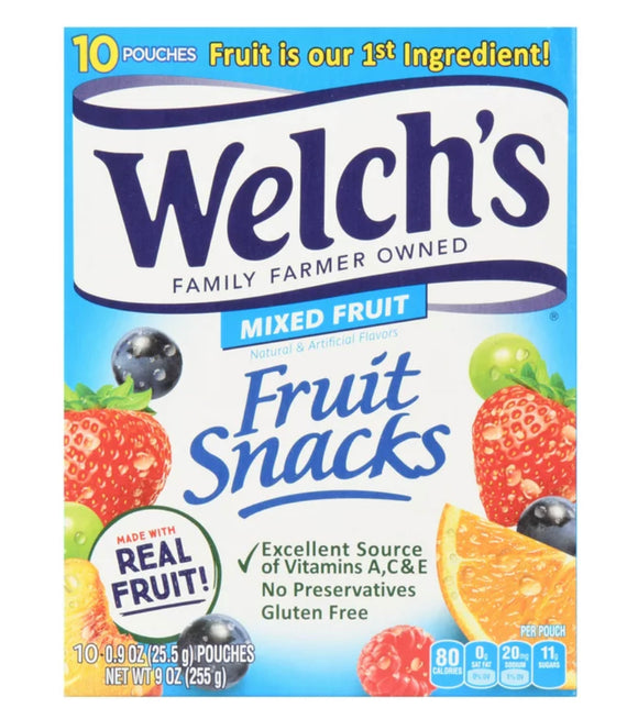 Welch’s Mixed Fruit Gummies 10 ct.