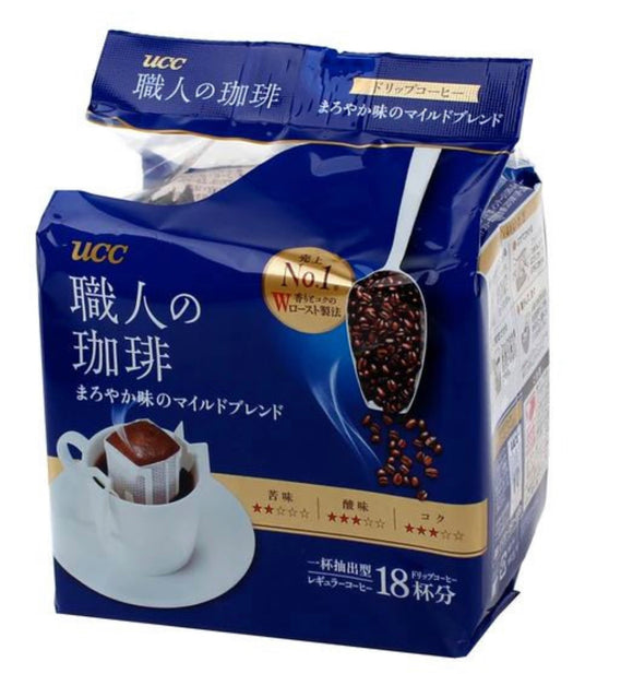 UCC Mild blend drip coffee 18s pack