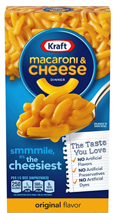 Kraft Macaroni and cheese Original flavor